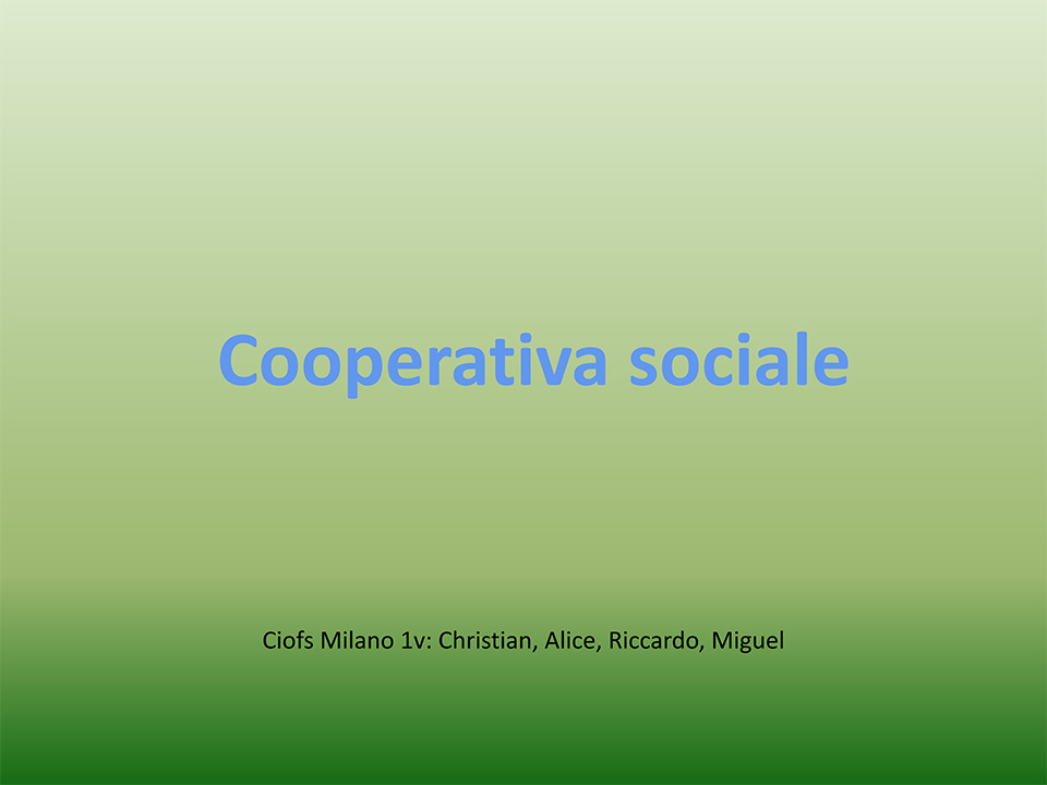 Copertina PDF cooperativa sociale