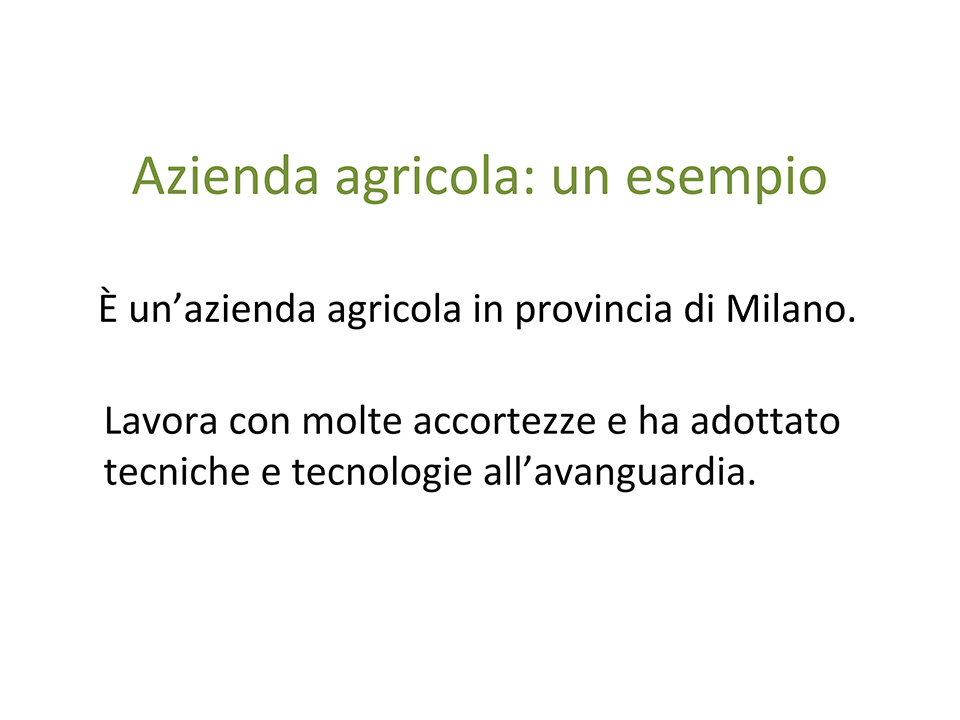 Copertina PDF azienda agricola: un esempio
