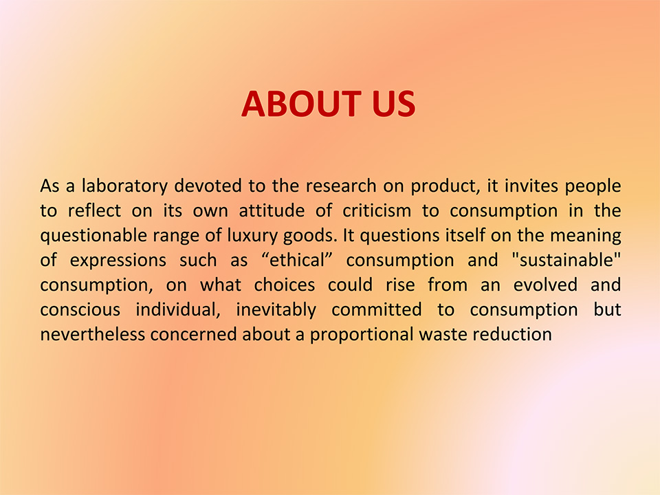 Copertina PDF about us laboratorio di ricerca del prodotto