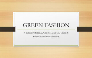 Copertina PDF green fashion