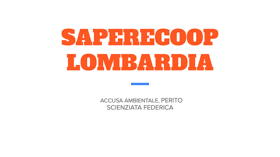 Copertina PDF Saperecoop Lombardia sostenibilità carne accusa