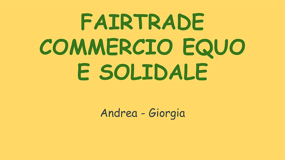 Copertina PDF fairtrade commercio equo e solidale