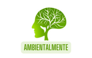 logo ambientalmente immagine di testa di profilo